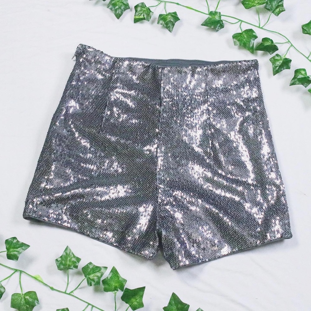 Forever 21 Sequin High Waisted Shorts